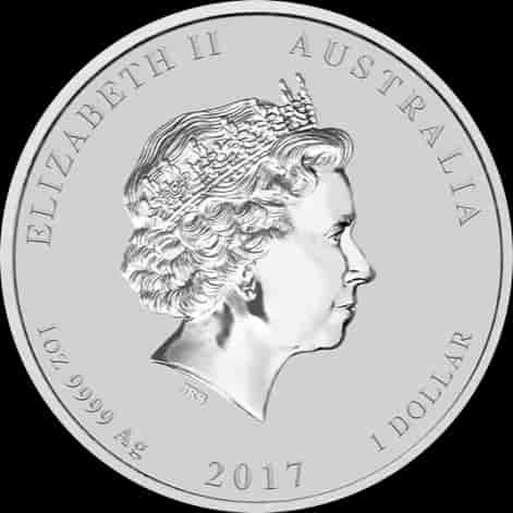 Lunar II Rok Koguta 1 uncja Srebra 2017 - image 2