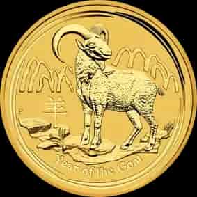 Lunar II Rok Kozy 1 uncja Złota 2015 - image 1