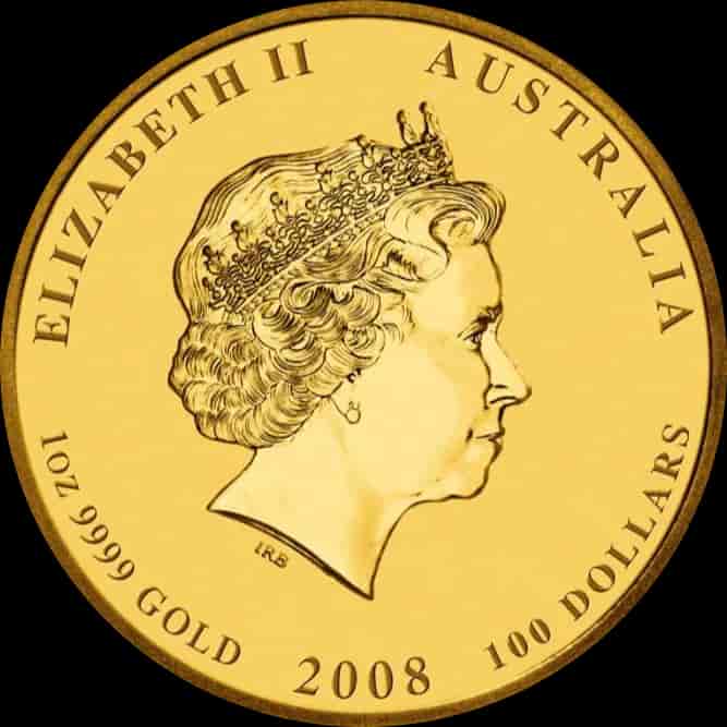 Lunar II Rok Myszy 1 uncja Złota 2008 - image 2
