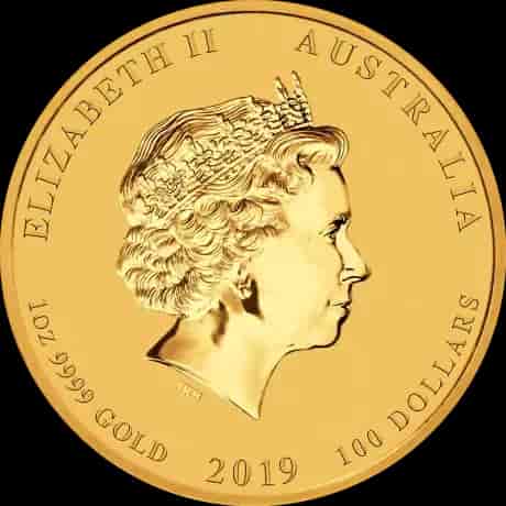 Lunar II Rok Świni 1 uncja Złota 2019 - image 2
