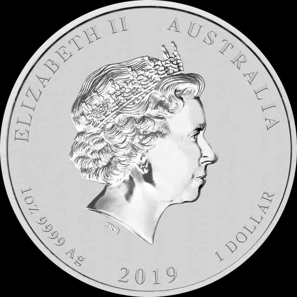 Lunar II Rok Świni 1 uncja Srebra 2019 - image 2
