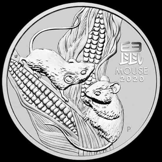 Lunar III Rok Myszy 1000g srebra 2020 - image 1
