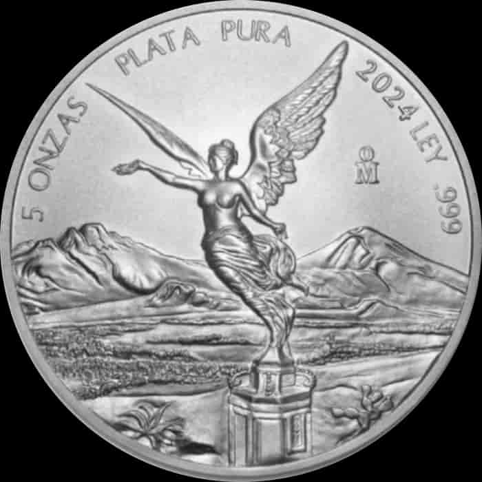 Mexican Libertad 5 uncji srebra 2024 - image 1