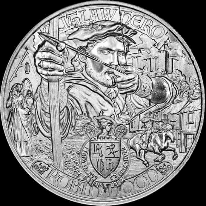 Niue Robin Hood 1 uncja Srebra 2021 - image 1