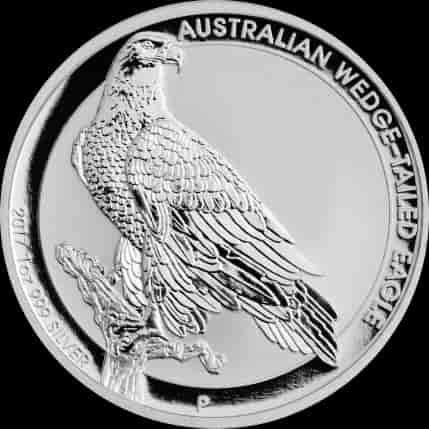 Orzeł Australijski Wedge-Tailed Eagle 1 uncja srebra 2017 - image 1
