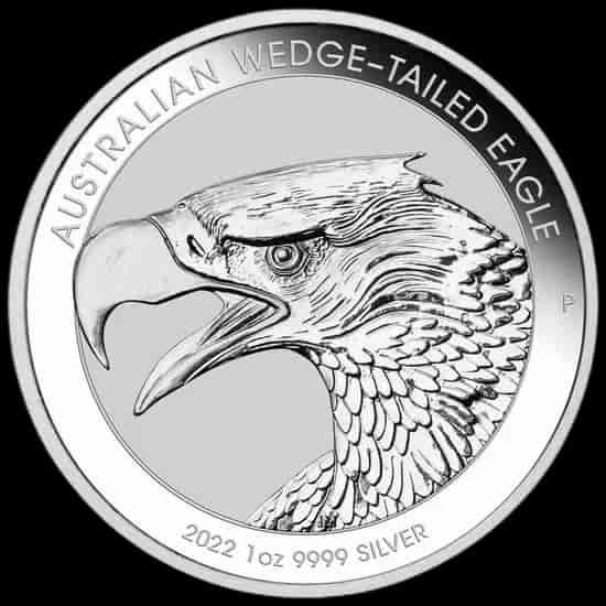 Orzeł Australijski Wedge-Tailed Eagle 1 uncja srebra 2022 - image 1