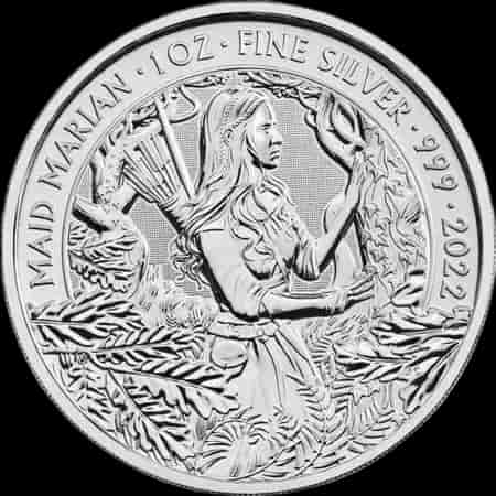 Mity i Legendy Maid Marian 1 uncja Srebra 2022 - image 1