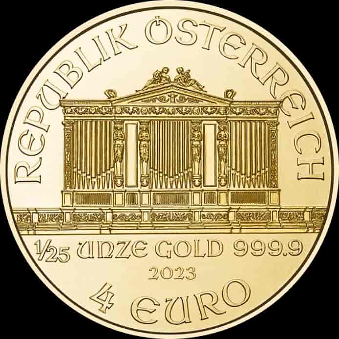 Wiedeński Filharmonik 1/25 uncji złota 2023 - image 2