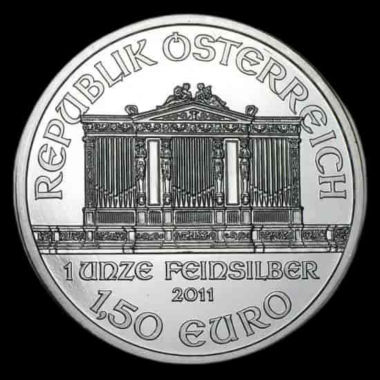 Wiedeński Filharmonik 1 uncja srebra 2011 - image 2