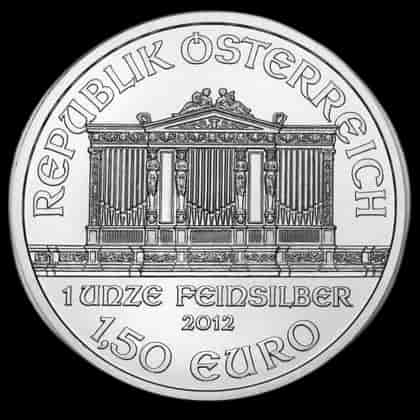 Wiedeński Filharmonik 1 uncja srebra 2012 - image 2