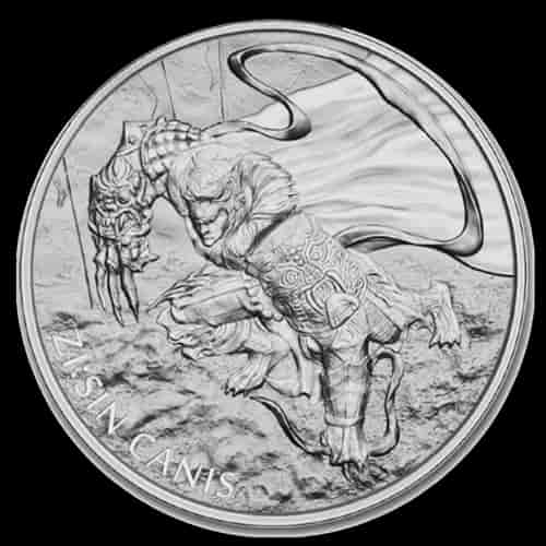 ZI:SIN Canis 1 uncja srebra 2018 - image 1
