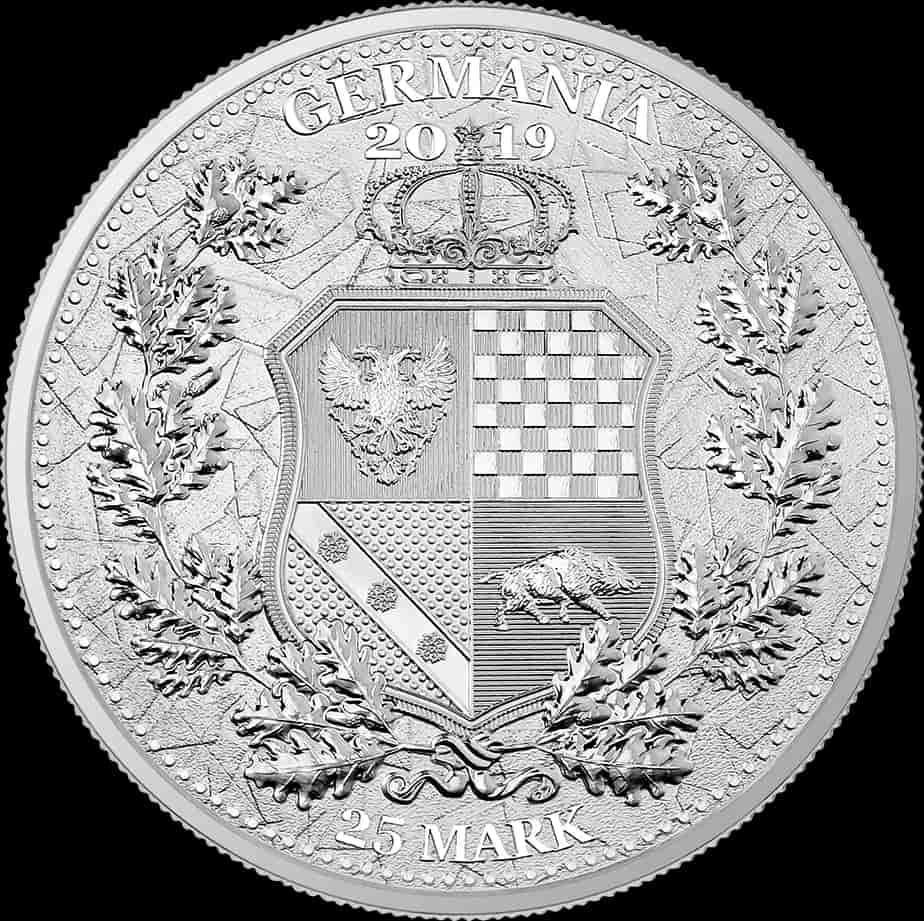 Allegorie: Britannia i Germania 5 uncji srebra 2019 - image 2