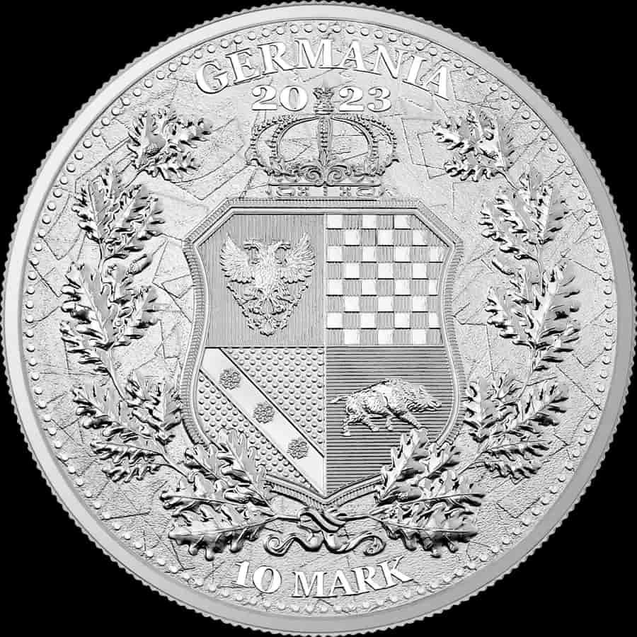Allegorie: Galia i Germania 2 uncje srebra 2023 - image 2