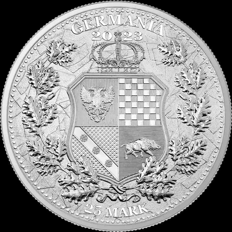 Allegorie: Galia i Germania 5 uncji srebra 2023 - image 2