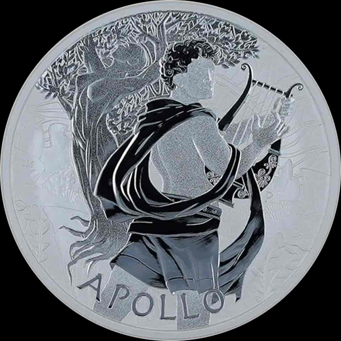 Apollo Bogowie Olimpu 1 uncja srebra 2023 - image 1