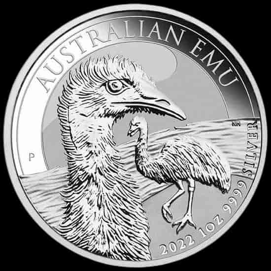 Australijski Emu 1 uncja Srebra 2022 - image 1