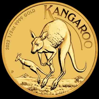 Australijski Kangur 1/2 uncji złota Losowe lata - image 1