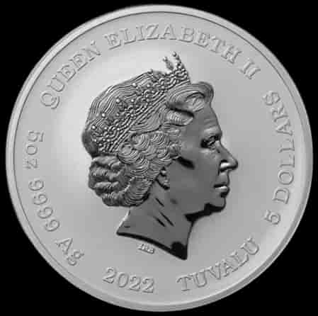 Hera Bogowie Olimpu 5 uncji srebra 2022 - image 2