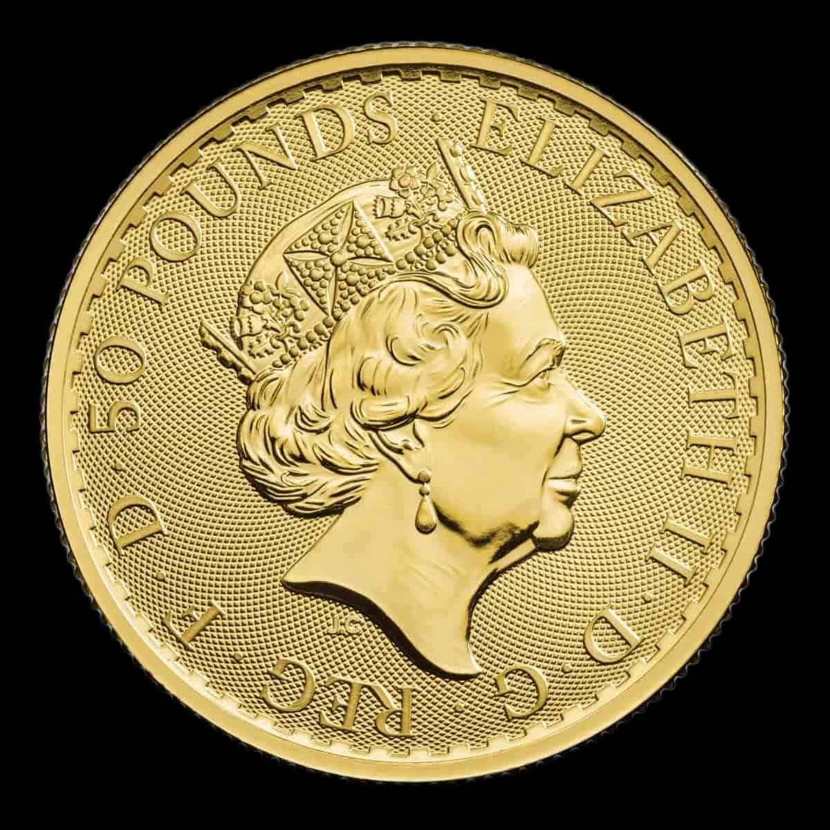 Britannia Królowa Elżbieta II 1/2 uncji złota 2023 - image 2