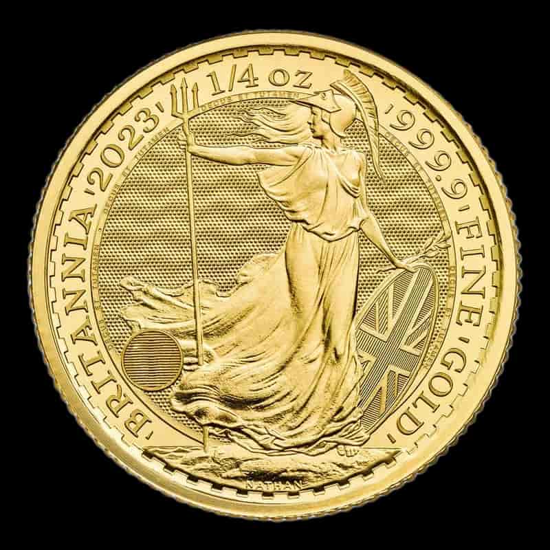 Britannia Królowa Elżbieta II 1/4 uncji złota 2023 - image 1