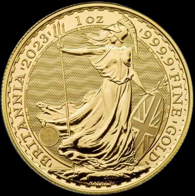 Britannia Królowa Elżbieta II 1 uncja złota 2023 - image 1