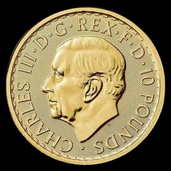Britannia Król Karol III 1/10 uncji złota 2023 - image 2