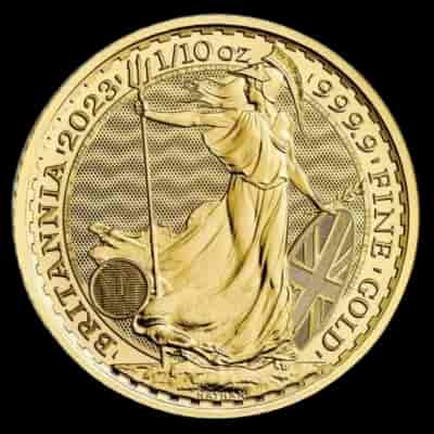 Britannia Król Karol III 1/10 uncji złota 2023 - image 1