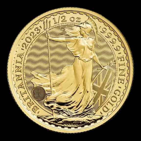Britannia Król Karol III 1/2 uncji złota 2023 - image 1