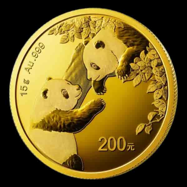 Chińska Panda 15g złota 2023 - image 1