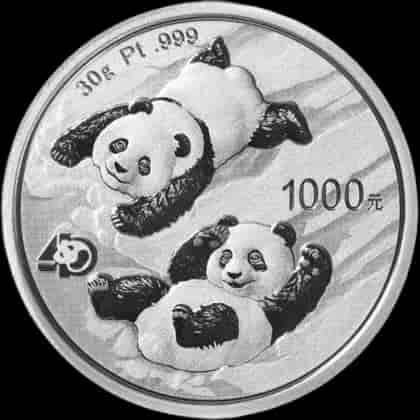 Chińska Panda 30g platyny 2022 - image 1