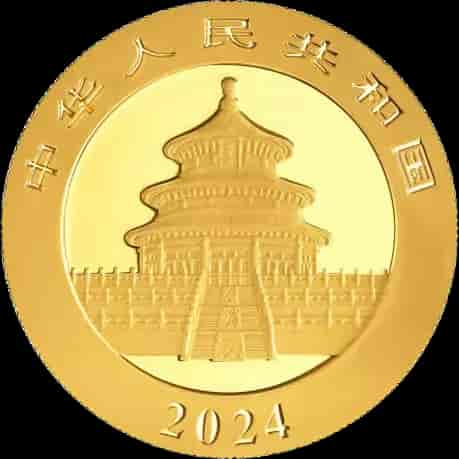 Chińska Panda 3g złota 2024 - image 2