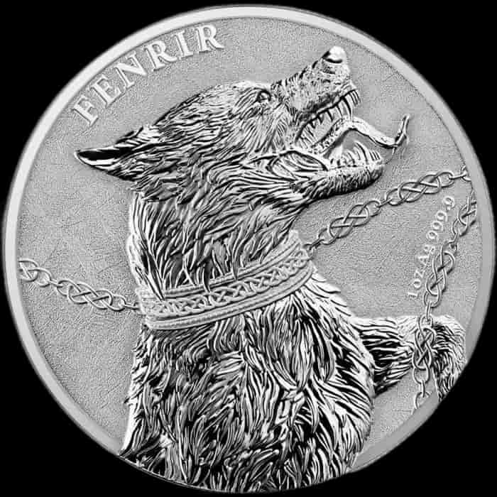 Germania Beasts: Fenrir 1 uncja srebra 2022 - image 1