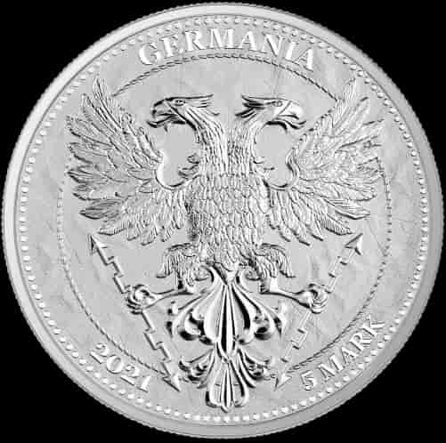 Mityczny Las Liść Kasztanowca 1 uncja srebra 2021 - image 2