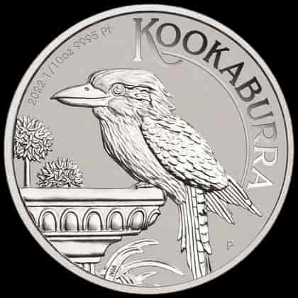 Kookaburra 1/10 uncji platyny 2022 - image 1