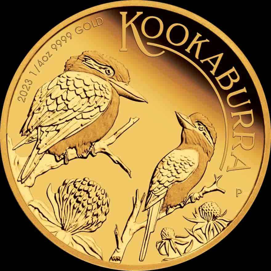 Kookaburra 1/4 uncji złota Proof 2023 - image 1