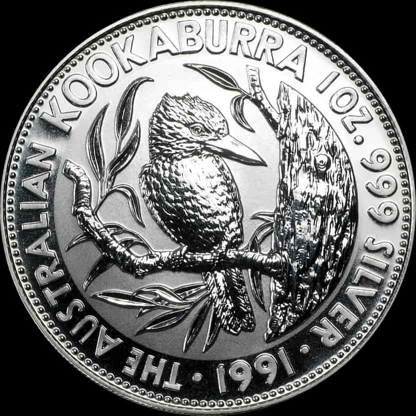 Kookaburra 1 uncja srebra 1991 - image 1