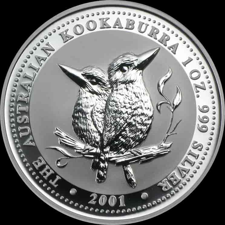 Kookaburra 1 uncja srebra 2001 - image 1