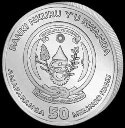 Rwanda Lunar Rok Tygrysa 1 uncja srebra 2022 - image 2