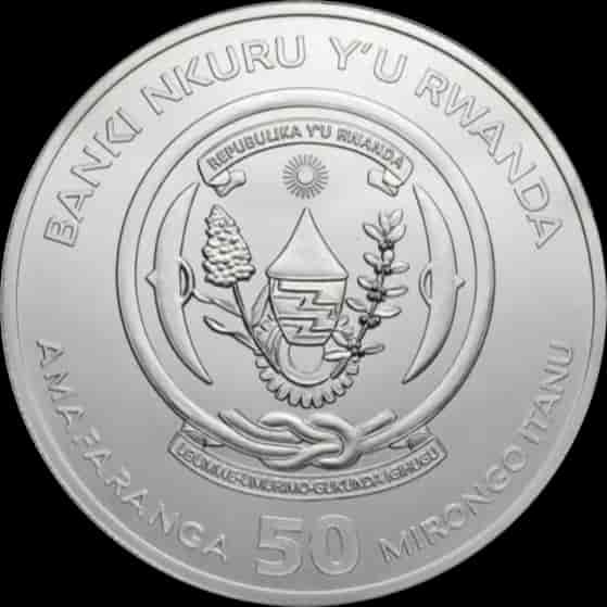 Rwanda Lunar Rok Świni 1 uncja srebra 2019 - image 2