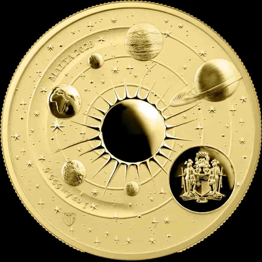 Malta Copernicus 1 uncja złota 2023 - image 2