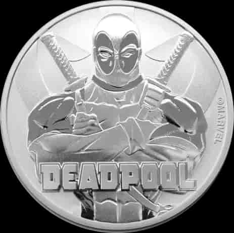 Marvel Deadpool 1 uncja srebra 2018 - image 1