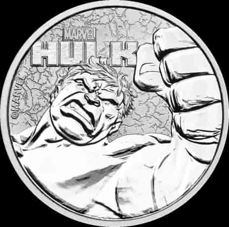 Marvel Hulk 1 uncja srebra 2019 - image 1