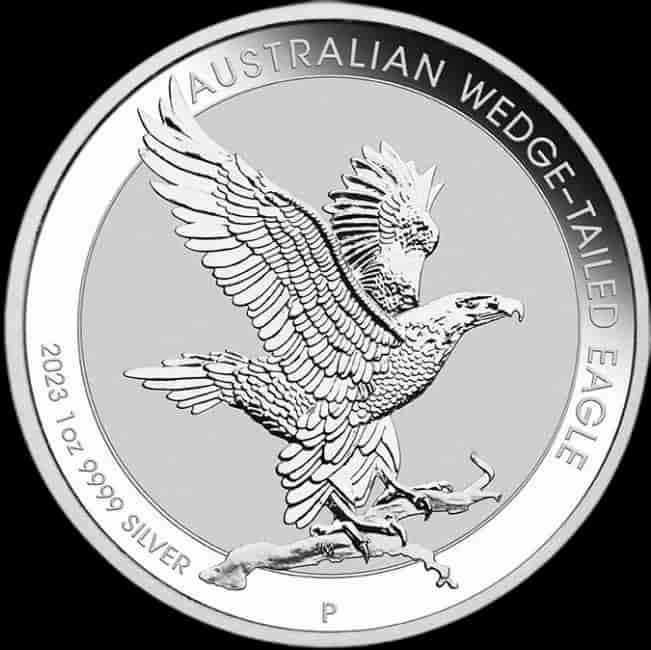 Orzeł Australijski Wedge-Tailed Eagle 1 uncja srebra 2023 - image 1