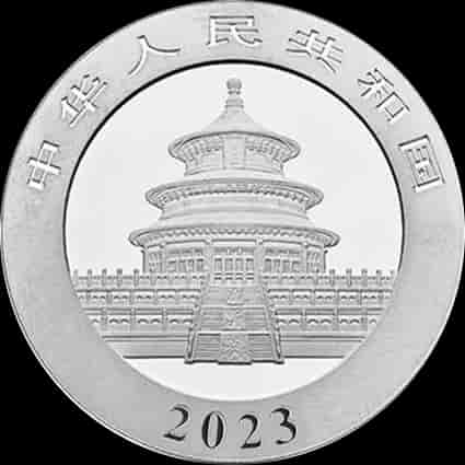 Chińska Panda Cztery Pory Roku - Wiosna 30g Srebra 2023 - image 2