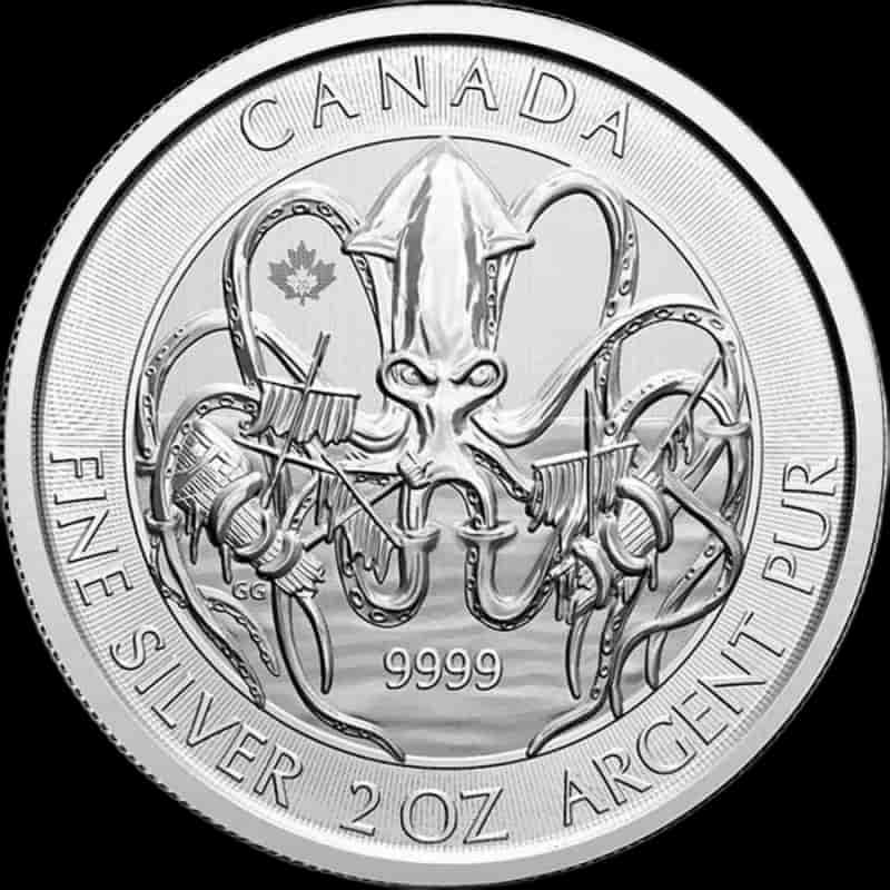 Kraken Creatures of the North 2 uncje srebra 2020 - image 1