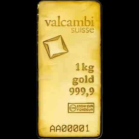 Sztabka 1kg złota Valcambi - image 1