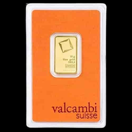 Sztabka 10g złota Valcambi - image 1