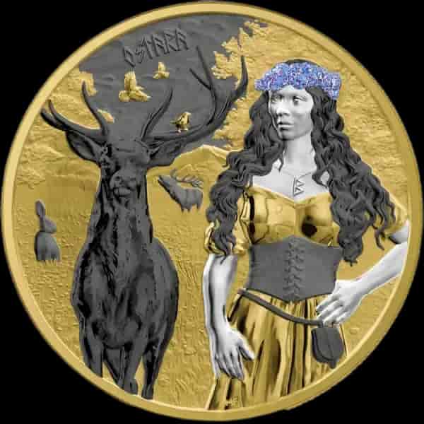 Valkyries Ostara Valhalla 1 uncja srebra 2023 - image 1