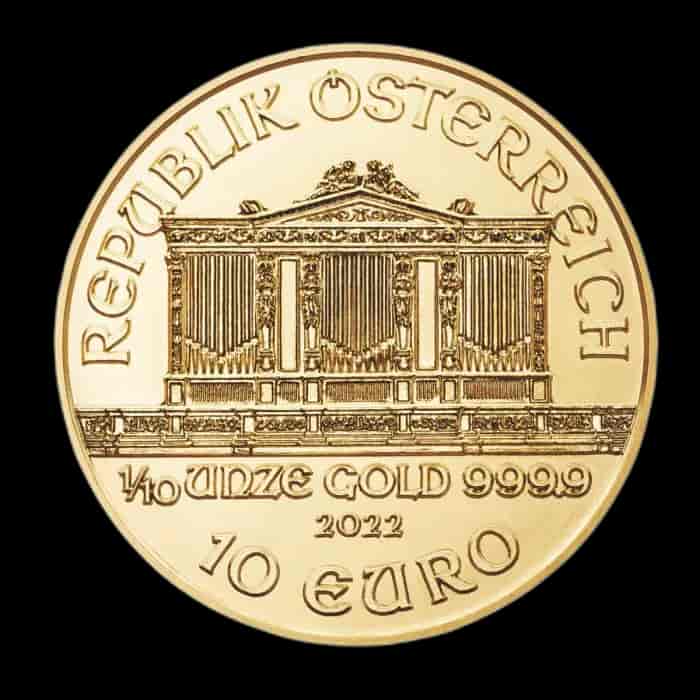 Wiedeński Filharmonik 1/10 uncji złota Losowe Lata - image 2