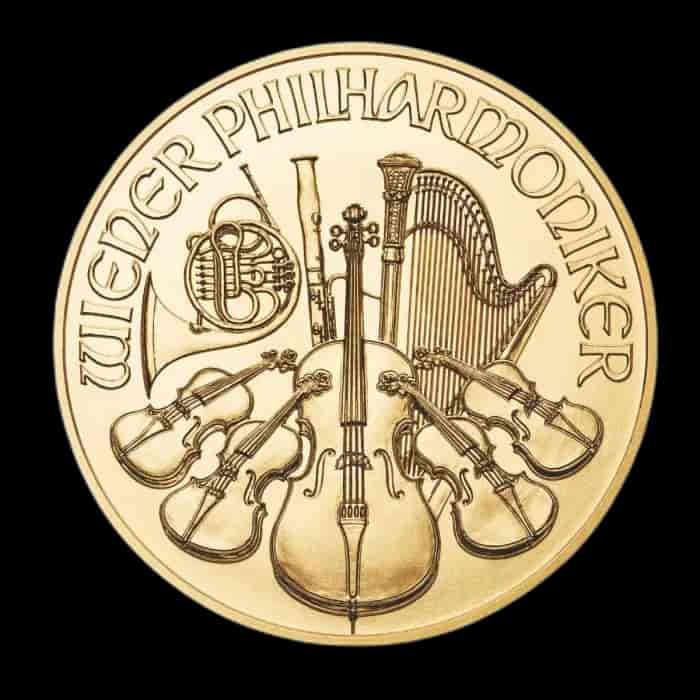Wiedeński Filharmonik 1/10 uncji złota Losowe Lata - image 1